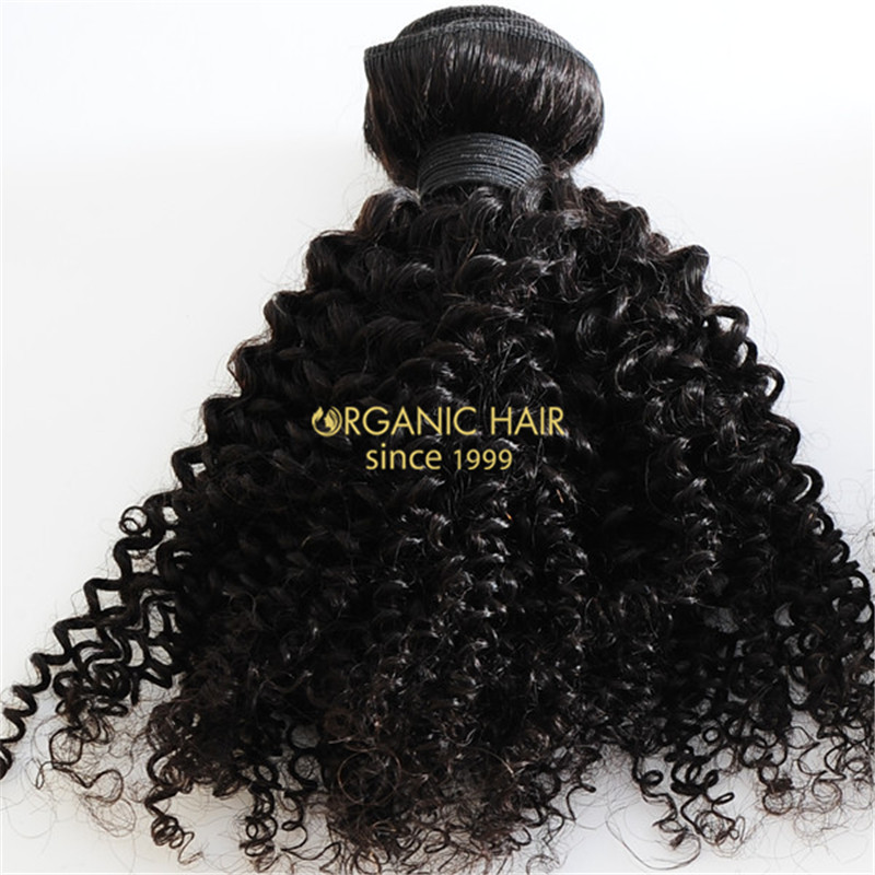 Brazilian human curly hair weave kinky curl 9a grade